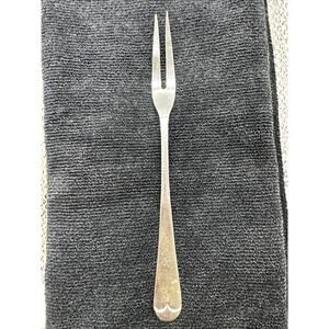 Vintage Sipelia 7.5” Carving Fork Flatware Stainless Nickel Sheffield England